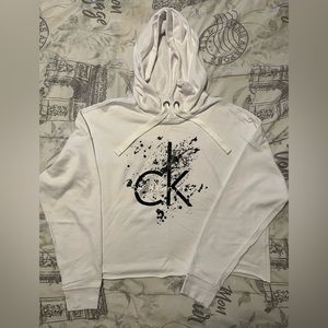 Calvin Klein Cropped Hoodie Size Medium